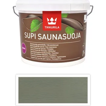 Lak na dřevo TIKKURILA Supi Sauna Finish - akrylátový lak do sauny 2.7 l Suvi 5065 - Barva na dřevo do interiéru