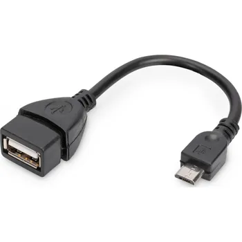 Datový kabel Digitus AK-300309-002-S USB kabel USB 2.0 0,2 m USB A Černá