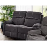 Dvojsedák Fortuna, šedá látka, funkce polohování