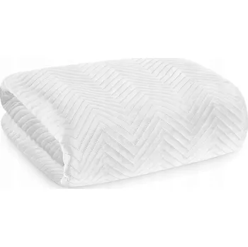 Přehoz na lůžko Eurofirany Premium Sofia 373796 přehoz rybí kost/bílý 200 x 220 cm