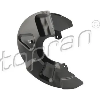 Brzdový kotouč Ochranný plech proti rozstřikování, brzdový kotouč TOPRAN 117 956