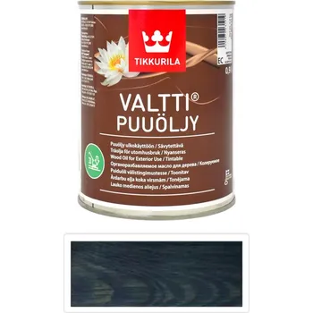 Olej na dřevo TIKKURILA Valtti wood oil - olej na terasy a nábytek 0.9 l Yö 5086 - Venkovní barva na dřevo
