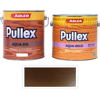 Lak na dřevo ADLER Sada - renovace dřevěných oken 2.5 l Haselnuss F017 - Venkovní barva na dřevo