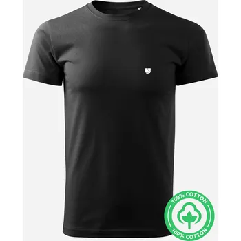 Pánské tričko UTOPY Pánské Basic tričko - Cotton Color Selection Barva: Černá, Velikost: M