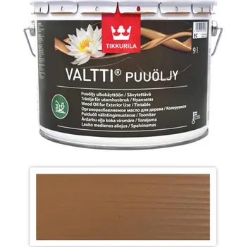 Olej na dřevo TIKKURILA Valtti wood oil - olej na terasy a nábytek 9 l Pihka 5051 - Venkovní barva na dřevo