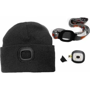 Čelovka MAGG Čepice se svítilnou Barva: Černá