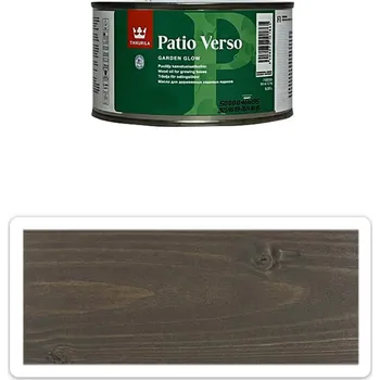 Olej na dřevo TIKKURILA Patio Verso - olej na vyvýšené záhony 0.33 l Šedý - Venkovní barva na dřevo