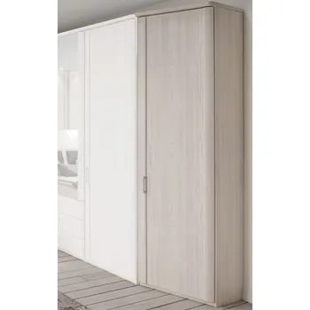 Šatní skříň Zkosená skříň Luxor 47 cm, polární modřín, pravá