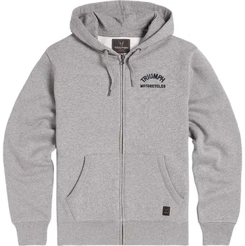 Pánská mikina Triumph DOLAN Grey MARL mikina na zip Velikost: XL MSWS2343-XL