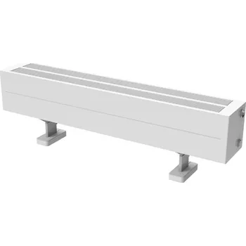 Radiátor Konvektor Isan Exact K21, 70 x 700 mm, 298 W, připojení AD, na zem, bez mřížky, bílá