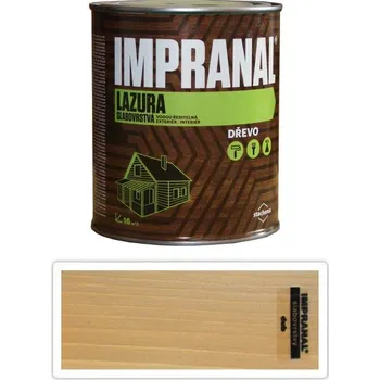 Lak na dřevo Impranal Lazura Slabovrstvá 0,75l Dub - Venkovní barva na dřevo