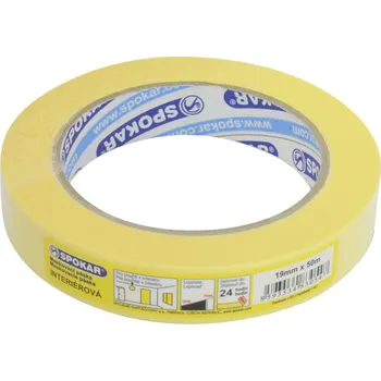 Lepicí páska Maskovací páska 19mm x 50m do 60°C SPOKAR