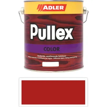 barva a nátěr na dřevo ADLER Pullex Color 2.5 l Feuerrot RAL 3000 - Venkovní barva na dřevo