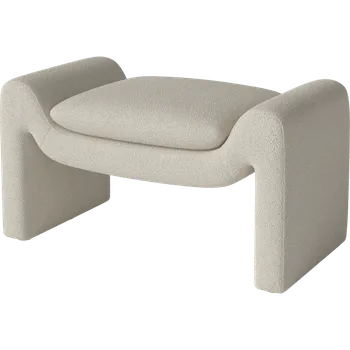 Taburet Mielo podnožka, Čalounění Soil Stone Blue