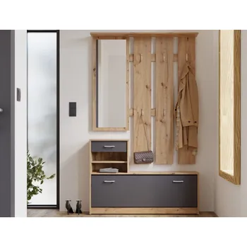 Předsíňová stěna Vincent, dub artisan/antracit