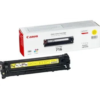 Canon 716 Y tonerová náplň 1 kusů Originální Žlutá