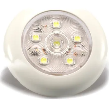 Přívěs Vnitřní osvětlení Lucidity 22765 pr. 75 mm, 12-24V, 120/84 lm, 6 LED, dotek. spínač, IP67
