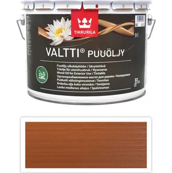 Olej na dřevo TIKKURILA Valtti wood oil - olej na terasy a nábytek 9 l Kantarelli 5054 - Venkovní barva na dřevo