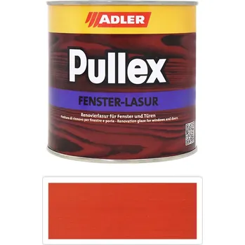 Lak na dřevo ADLER Pullex Fenster Lasur - renovační lazura na okna a dveře 0.75 l Chilli LW 07/1 - Venkovní barva na dřevo