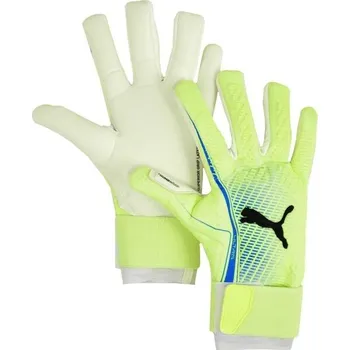 Brankářské rukavice Pánské brankářské rukavice Puma ULTRA ULTIMATE HYBRID 8 Žlutá, Modrá, Černá