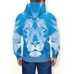 UTOPY Pánská Dámská sportovní mikina Blue Lion fullprint Velikost: M