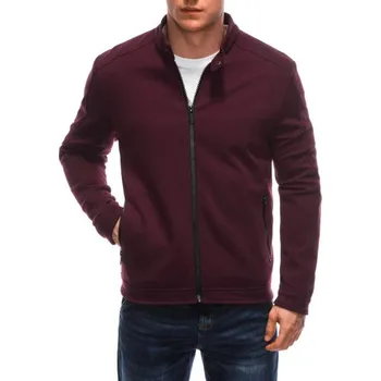 Pánská móda Inny Zajímavá bordó mikina V9 JANP-0100