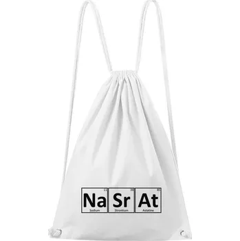 Sportovní batoh DOBRÝ TRIKO Bavlněný batoh Na Sr At Barva: Bílá