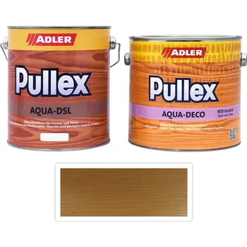 Lak na dřevo ADLER Sada - renovace dřevěných oken 2.5 l Hellbraun F015 - Venkovní barva na dřevo