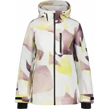 Dámská lyžařská bunda ICEPEAK CREOLA 44 Bílá, Fialová, Žlutá