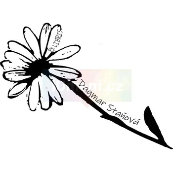 Umění EXLIBRIS razítko (kopretina) - iUmeni.cz + dárek Zdarma