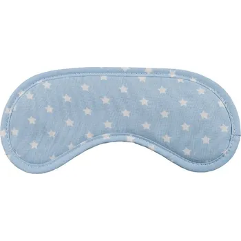SCANquilt maska na spaní hvězdičky světle modrá 19 x 8 cm