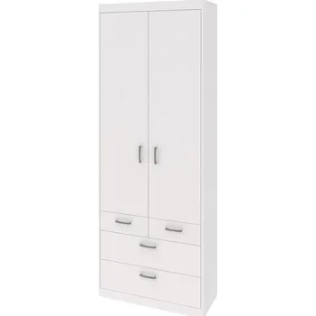 Šatní skříň Skříň se zásuvkami Mega 76, bílá