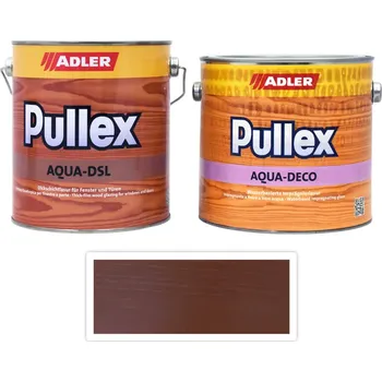 Lak na dřevo ADLER Sada - renovace dřevěných oken SLAVONA 2.5 l Nuss - Venkovní barva na dřevo