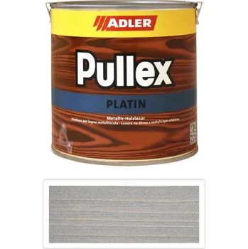 Lak na dřevo ADLER Pullex Platin - lazura na dřevo pro exteriér 0.75 l Achatgrau - Venkovní barva na dřevo