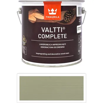 barva a nátěr na dřevo TIKKURILA Valtti Complete - tenkovrstvá lazura 2.7 l Kaisla 5061 - Venkovní barva na dřevo