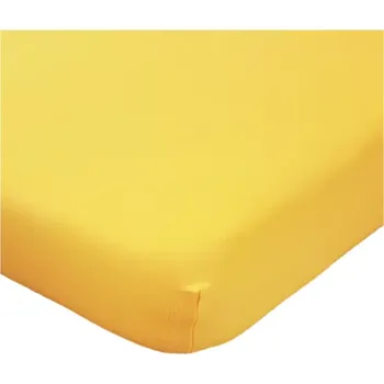 Prostěradlo Tibex prostěradlo Tencel žluté (Napínací prostěradlo)