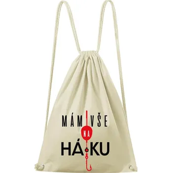Městský batoh DOBRÝ TRIKO Bavlněný batoh Mám vše na háčku Barva: Natural