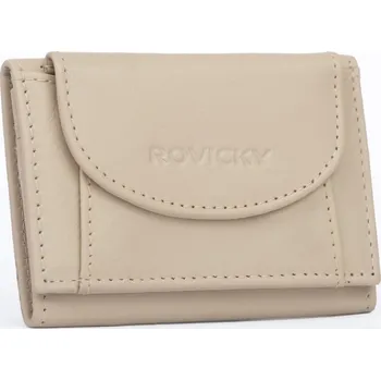 Peněženka Malá dámská peněženka z přírodní kůže Barva: Béžová