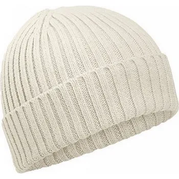 Čepice Beechfield Dětská čepice z organické bavlny ze žebrovaného úpletu Barva: béžová mokka CB341B