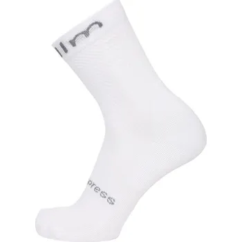 Běžecké oblečení COLLM kompresní ponožky COLLM white, Velikost S/M (37-39)