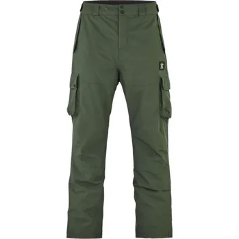 Snowboardové kalhoty Pánské zateplené lyžařské kalhoty Bula LIFTIE XL Tmavě zelená