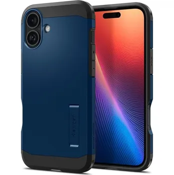 Kryt na mobil Spigen Tough Armor MagSafe Navy Blue iPhone 16