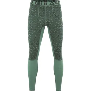 Pánské Merino spodní kalhoty Bula GEO M Tmavě zelená, Zelená