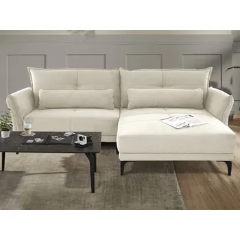 Sedací souprava Rohová sedací souprava Tropea, béžová strukturovaná látka