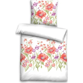 Povlečení Povlečení Erwin 140x200 cm, vlčí máky