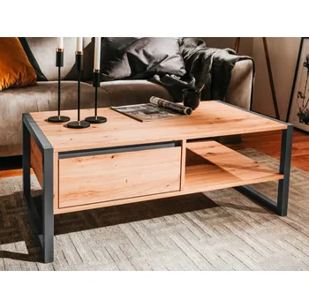 Konferenční stolek Konferenční stolek se zásuvkou Denver, dub artisan/antracit