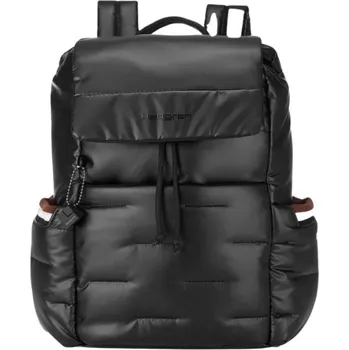 Městský batoh Hedgren Prošívaný městský batoh Cocoon Billowy Black 15l