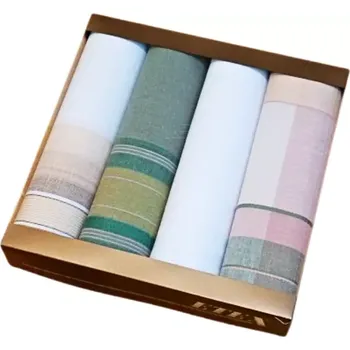 Látkový kapesník Etex kapesníky Krabička zelená pánské