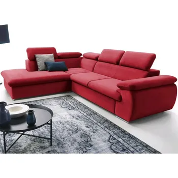 Sedací souprava ASKO - NÁBYTEK Viera souprava levý roh červená