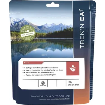 Hotové jídlo MRE Trek'n Eat Toskánská hovězí pochoutka s bramborem a fazolemi